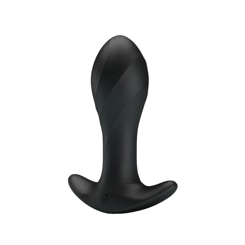 Plug Anal em Silicone com 12 Modos de Vibração, Função de Memória, Base de Segurança e Recarregável - Pretty Love Anal Plug Massager | Disponível em 2 Cores - 4