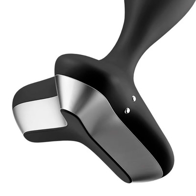 Foto 2 do produto Plug Anal Recarregável em Silicone com 12 Programas de Vibrações e Á Prova D'Água - Satisfyer Game Changer | 11 x 3,2 cm