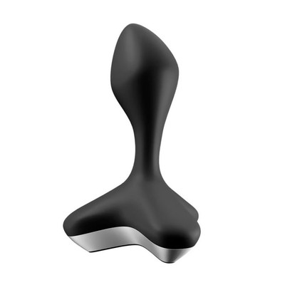 Foto 4 do produto Plug Anal Recarregável em Silicone com 12 Programas de Vibrações e Á Prova D'Água - Satisfyer Game Changer | 11 x 3,2 cm