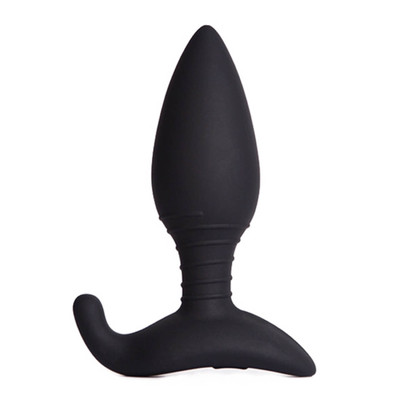 Foto 5 do produto Plug Anal Recarregável em Silicone com Base de Segurança, Formato Cônico, 7 Modos de Vibração e Controle Via Aplicativo - Lovense Hush | 12,7 x 4,4 cm