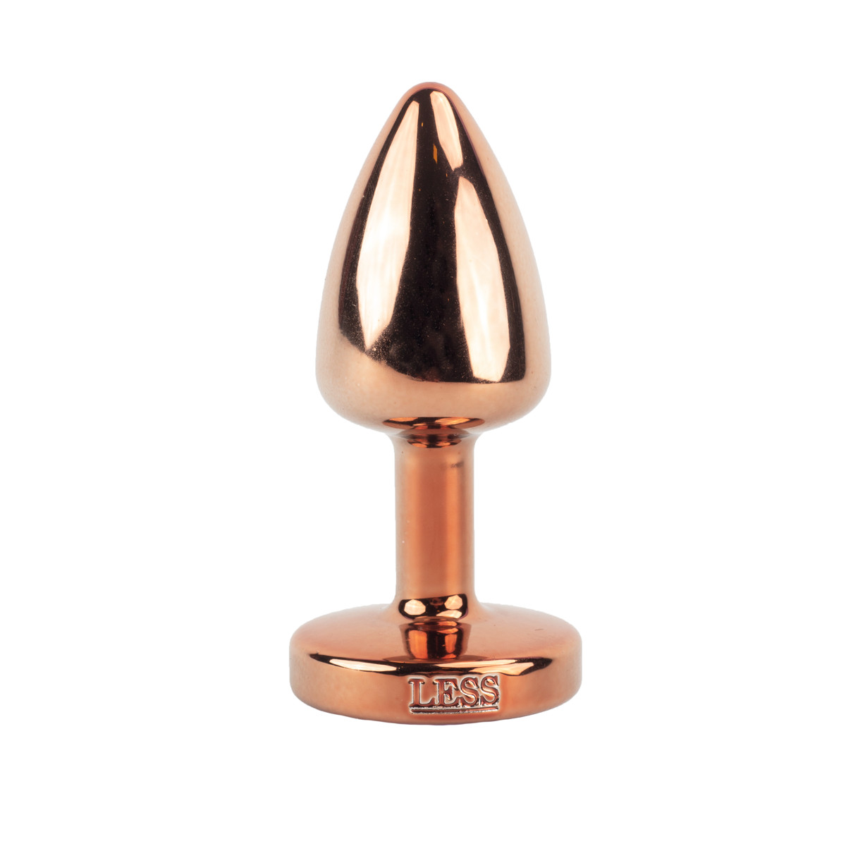 Plug Anal Rose no tamanho "P" em ABS Atóxico com Formato Cônico e Detalhe de Joia - Hard Less | 6 x 2,6 cm | Disponivel em 7 Cores - 15