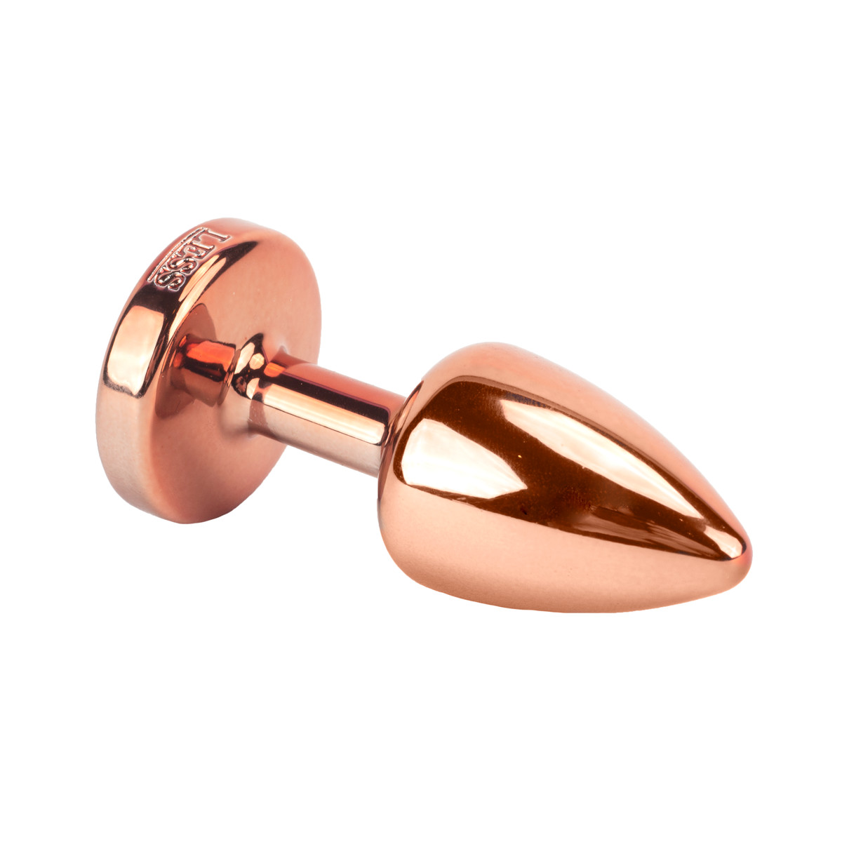 Plug Anal Rose no tamanho "P" em ABS Atóxico com Formato Cônico e Detalhe de Joia - Hard Less | 6 x 2,6 cm | Disponivel em 7 Cores - 16