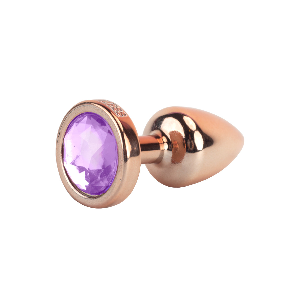 Plug Anal Rose no tamanho "P" em ABS Atóxico com Formato Cônico e Detalhe de Joia - Hard Less | 6 x 2,6 cm | Disponivel em 7 Cores - 3