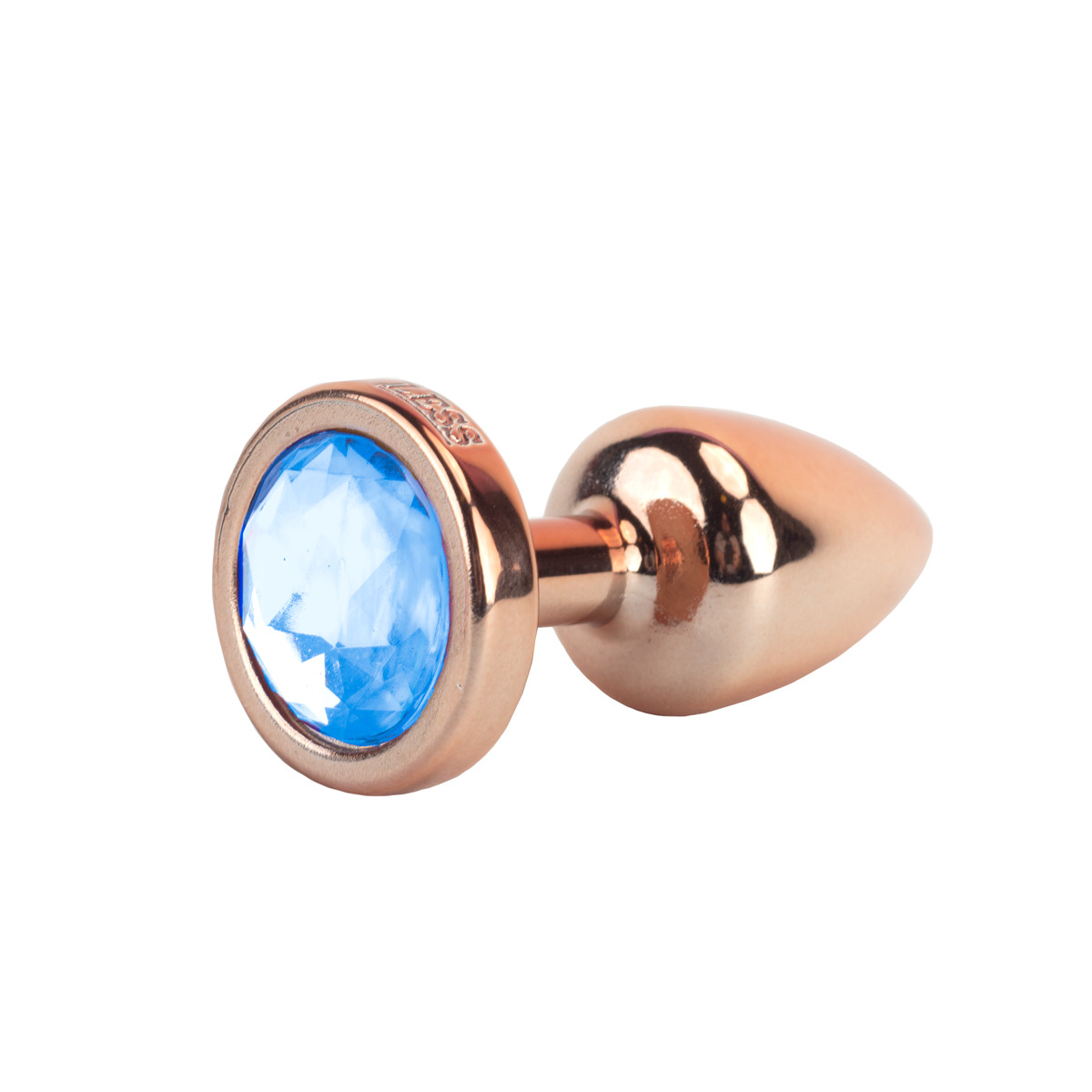 Plug Anal Rose no tamanho "P" em ABS Atóxico com Formato Cônico e Detalhe de Joia - Hard Less | 6 x 2,6 cm | Disponivel em 7 Cores - 5