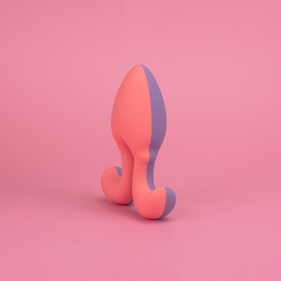 Foto 3 do produto Plug Anal em Silicone com 10 Modos de Vibrações e Controle Remoto Sem Fio - Intt Toys Vibra Collors Plug Me | 8 x 3,7 cm