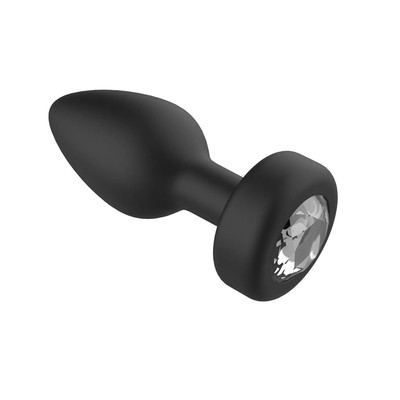 Foto 5 do produto Plug Anal em Silicone com 10 Vibrações e Jóia na Ponta e Controle Remoto - Essence Toy Jewel | 5,5 x  2,7 cm