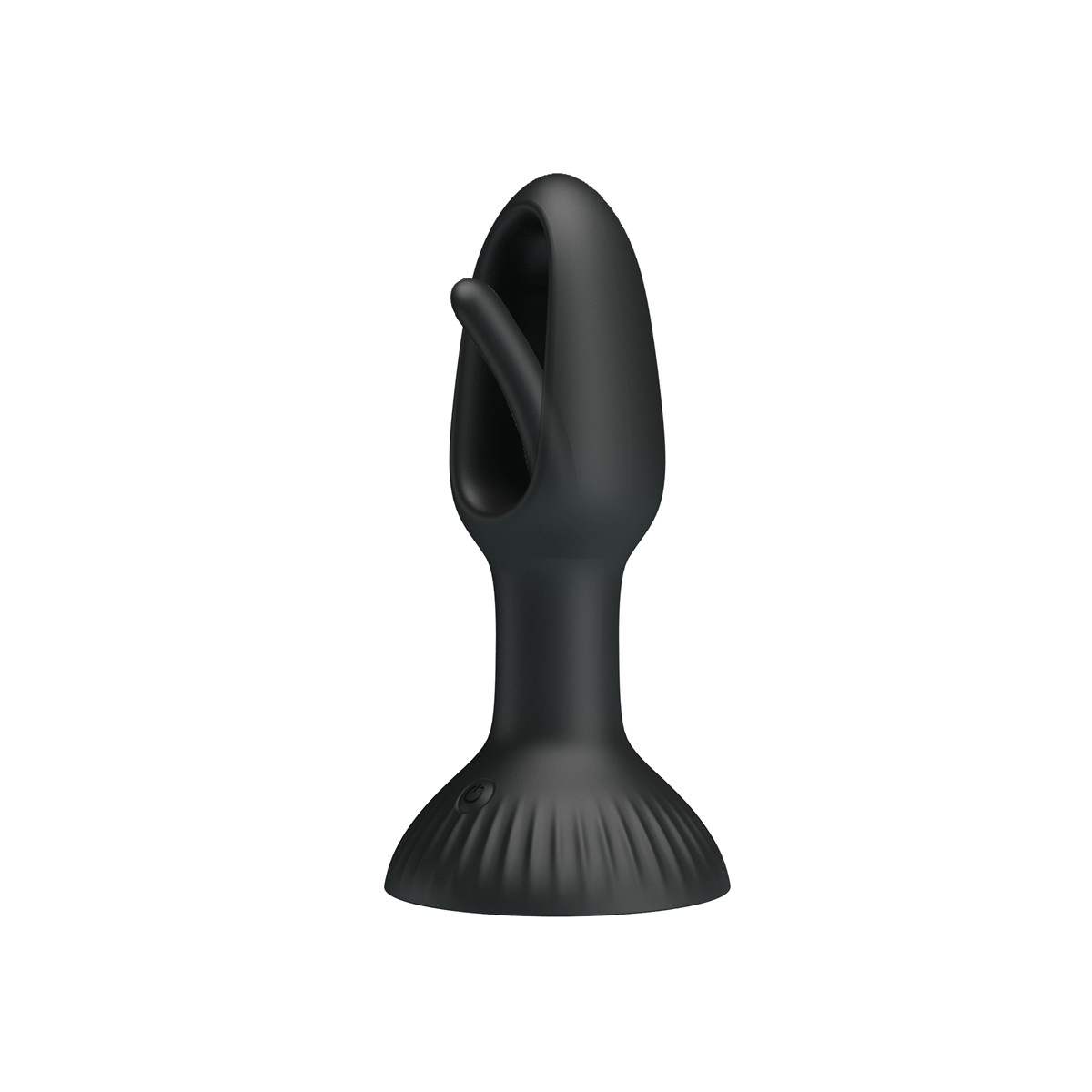 Plug Anal em Silicone com Formato Cônico, 7 Movimentos de Slap, Ventosa e Recarregável - Pretty Love Hubert | 11 x 3,9 cm - 4