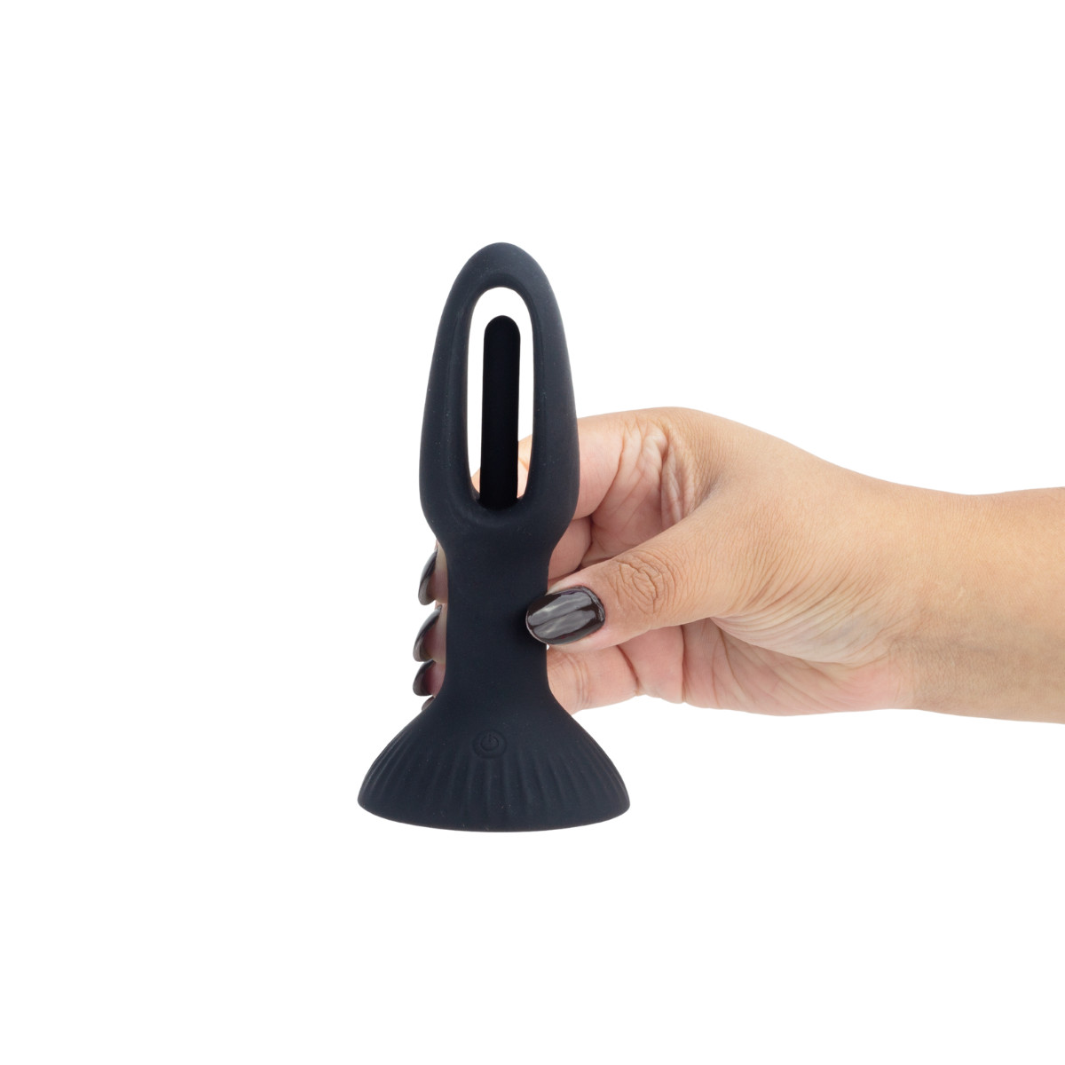 Plug Anal em Silicone com Formato Cônico, 7 Movimentos de Slap, Ventosa e Recarregável - Pretty Love Hubert | 11 x 3,9 cm - 7