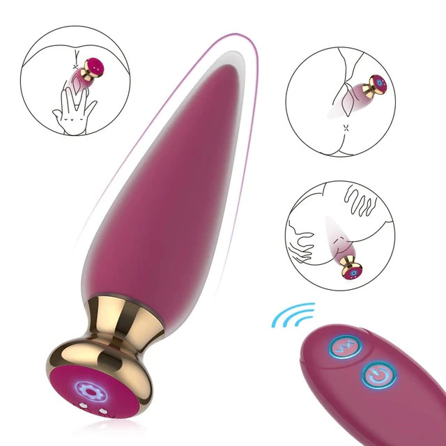 Plug Anal em Silicone e ABS Atóxico com 10 Modos de Vibração e Controle Remoto - I-moon Cross | 9 x 3,5 cm - 4