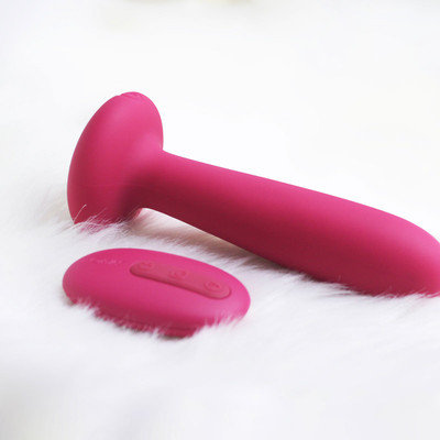 Foto 8 do produto Plug Anal em Silicone Aveludado com 5 Modos de Vibração, Tecnologia de Aquecimento e Controle Remoto sem Fio - Svakom Primo | Disponível em 2 Cores