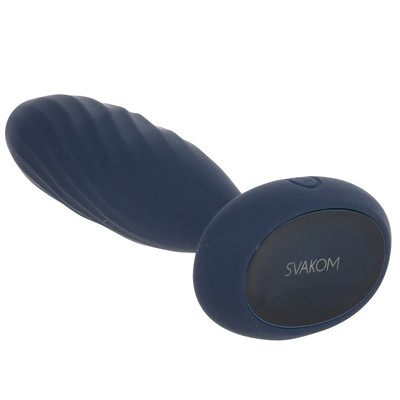 Foto 5 do produto Plug Anal em Silicone Aveludado com 7 Modos de Vibração, Movimentos de Vai e Vem, Aplicativo Interativo e Controle Remoto sem Fio - Svakom Jordan
