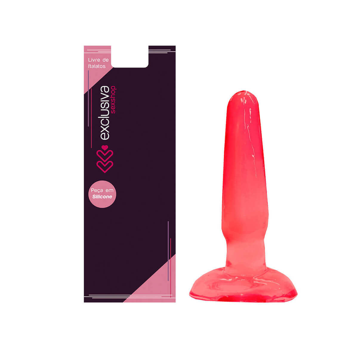 Plug Anal em Silicone e Formato Cônico com Base Achatada - Magic Sexy | 17 x 4,4 cm | Disponível em 6 Cores - 4