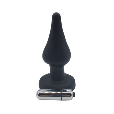Foto 6 do produto Plug Anal em Silicone no Formato Cônico com Cápsula Vibratória - Magic Sexy | 10 x 4,7 cm | Disponível em 6 Cores