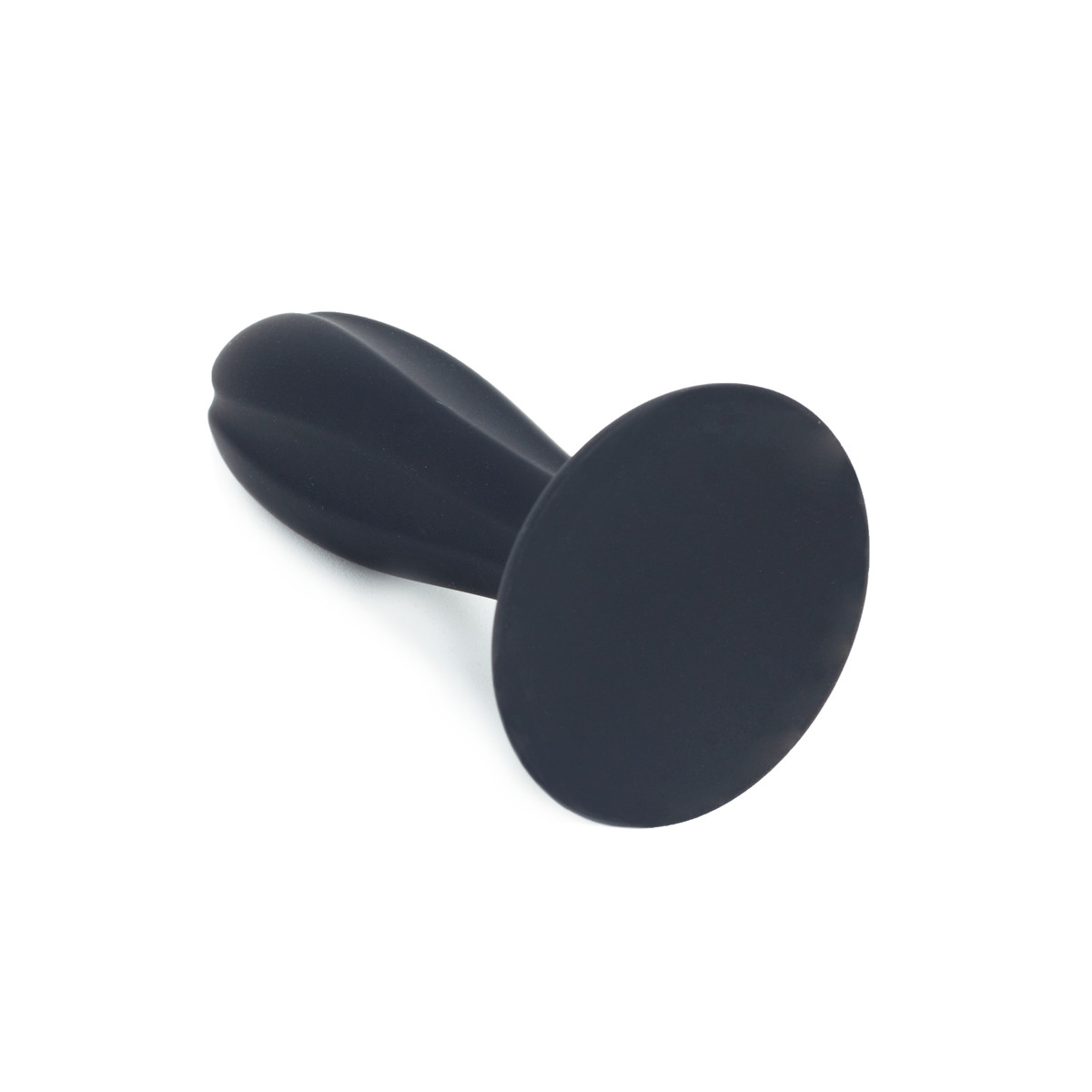 Plug Anal de Silicone em Formato Cônico com Relevos e Base Ventosa - S-Hande Gene | 10 x 3,6 cm - 4