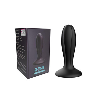 Plug Anal de Silicone em Formato Cônico com Relevos e Base Ventosa - S-Hande Gene | 10 x 3,6 cm