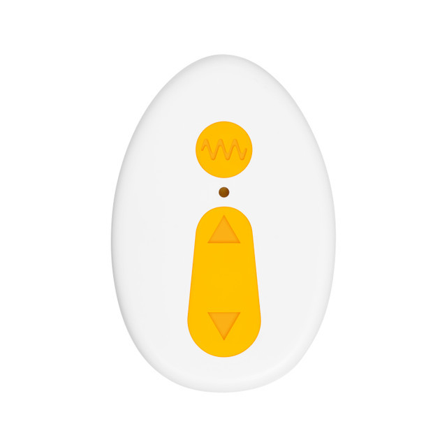 Plug Anal em Silicone com Glande, 6 Modos de Vibração, 2 Níveis de Intensidade, Controle Remoto Sem Fio, Resistente à Água e Recarregável - Evolved Creamsicle | 7 x 2,8 cm - 6