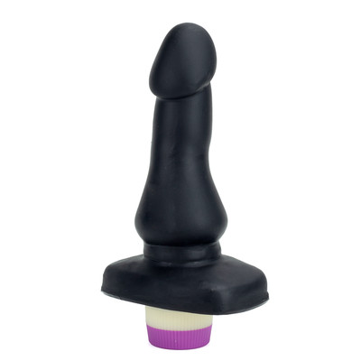 Foto 6 do produto Plug Anal em Silicone com Glande Definida, Vibração Multivelocidade e Base Segurança Retangular - Magic Sexy | 13 x 5 cm | Disponível em 4 Cores