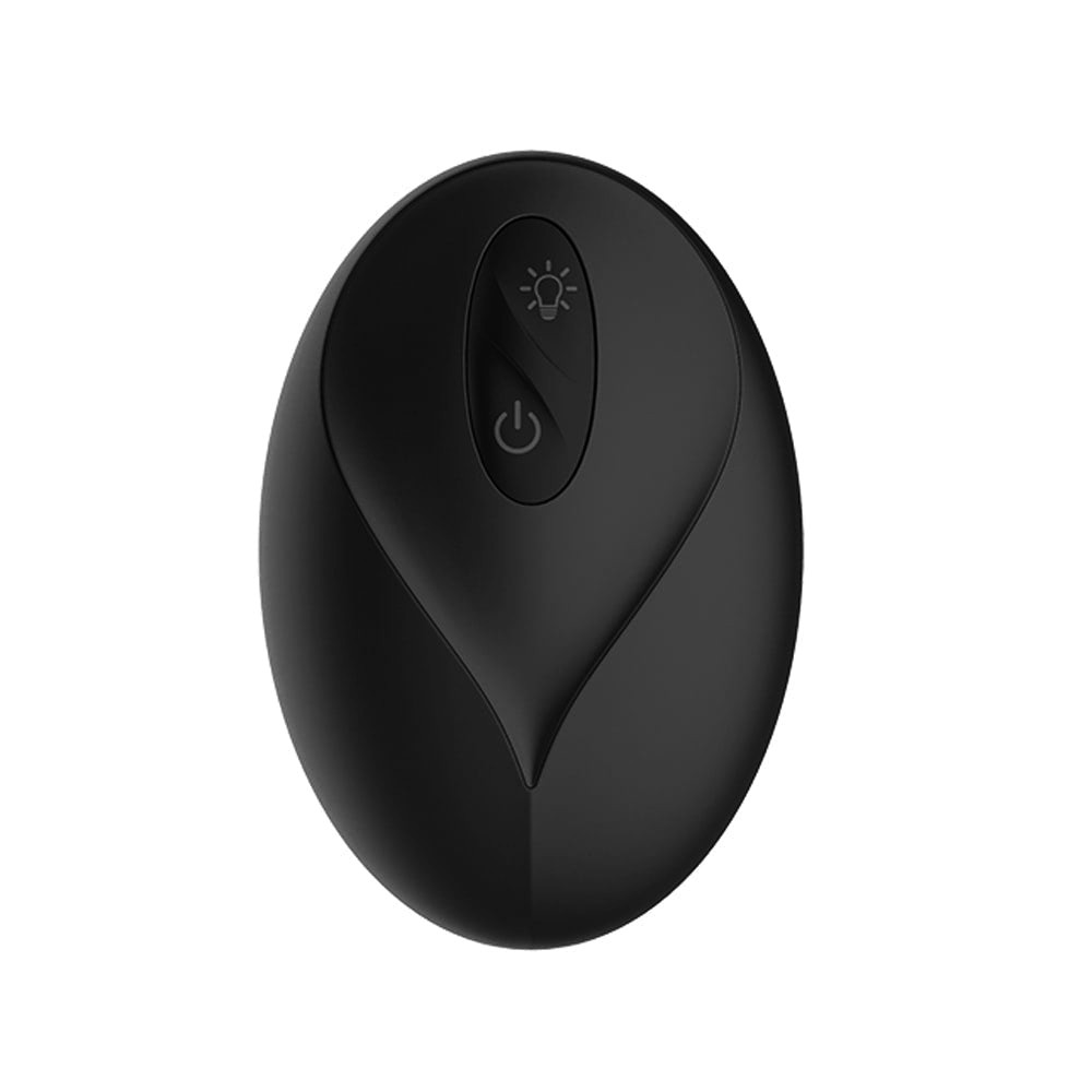 Plug Anal em Silicone com LED, 9 Modos de Vibração e Movimentos Vai e Vem e Controle Remoto Sem Fio - Bump Orgasm | 10,3 x 3,3 cm - 3