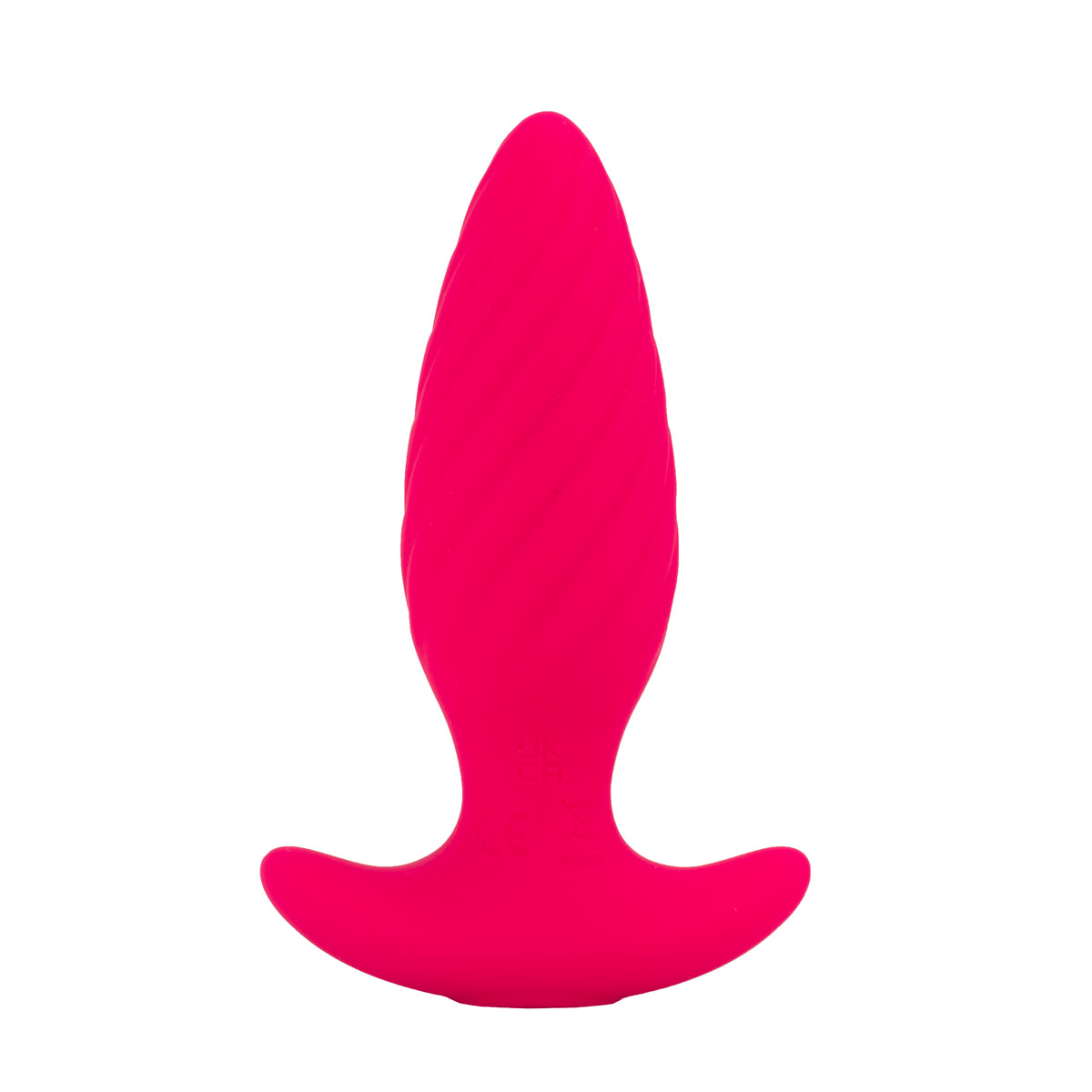 Plug Anal em Silicone Macio, 9 Modos de Vibração, Textura Espiral, Controle Via Aplicativo e Recarregável - 8 x 3,1 cm - 3