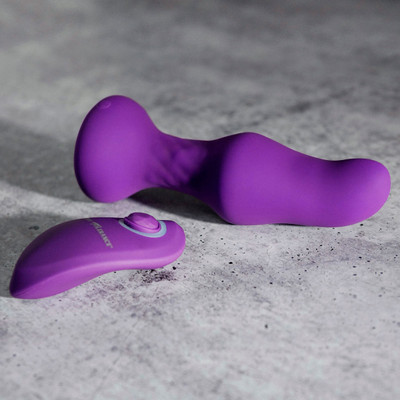 Foto 5 do produto Plug Anal em Silicone com 7 Modos de Vibração e Rotação, Controle Remoto Sem Fio e Carregamento via Cabo USB - Zero Tolerance Tunnel Teaser | 11 x 4,1 cm