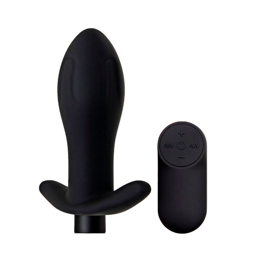 Plug Anal em Silicone Soft Touch com 7 Modos de Vibração e Controle Remoto Sem Fio - Zero Tolerance Booty Bounce | 9 x 3,7 cm - 2