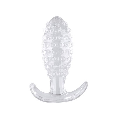 Foto 3 do produto Plug Anal em Silicone com Textura - Sexy Import | 10,5 x 4,1 cm | Disponível em 2 Cores