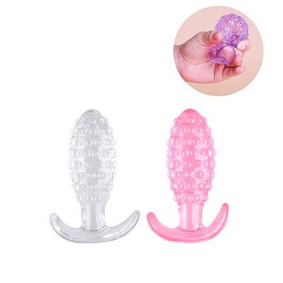 Foto 1 do produto Plug Anal em Silicone com Textura - Sexy Import | 10,5 x 4,1 cm | Disponível em 2 Cores