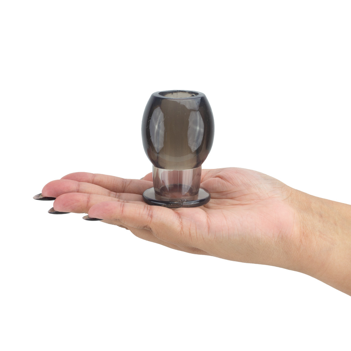 Plug Anal no Tamanho "G" em TPE com Túnel Interno Vazado - 6,7 x 5 cm - 5