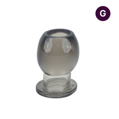 Foto 1 do produto Plug Anal no Tamanho "G" em TPE com Túnel Interno Vazado - 6,7 x 5 cm