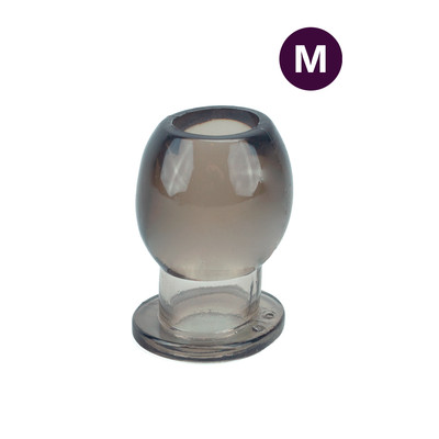 Plug Anal no Tamanho "M" em TPE com Túnel Interno Vazado - 5,8 x 4,5 cm