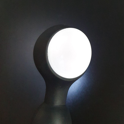 Plug Anal em TPE Atóxico com 3 Modos de LED - Diversão Ao Cubo | 7,5 x 2,4 cm | Disponível em 4 Cores