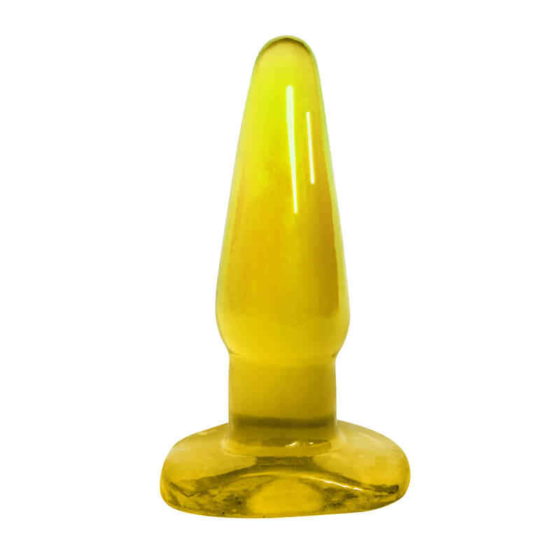 Plug Anal em Formato Cônico Translúcido em Gel - ButtPlug | 10,4 x 3,4 cm | Disponível em 5 Cores - 2
