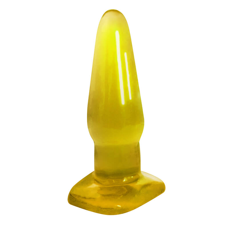 Plug Anal em Formato Cônico Translúcido em Gel - ButtPlug | 10,4 x 3,4 cm | Disponível em 5 Cores - 3