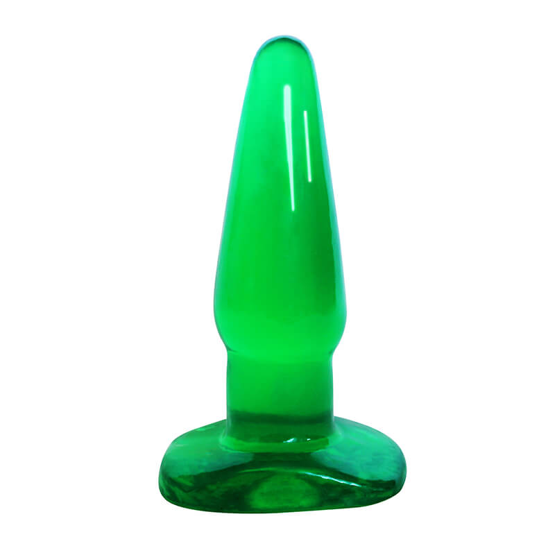 Plug Anal em Formato Cônico Translúcido em Gel - ButtPlug | 10,4 x 3,4 cm | Disponível em 5 Cores - 8
