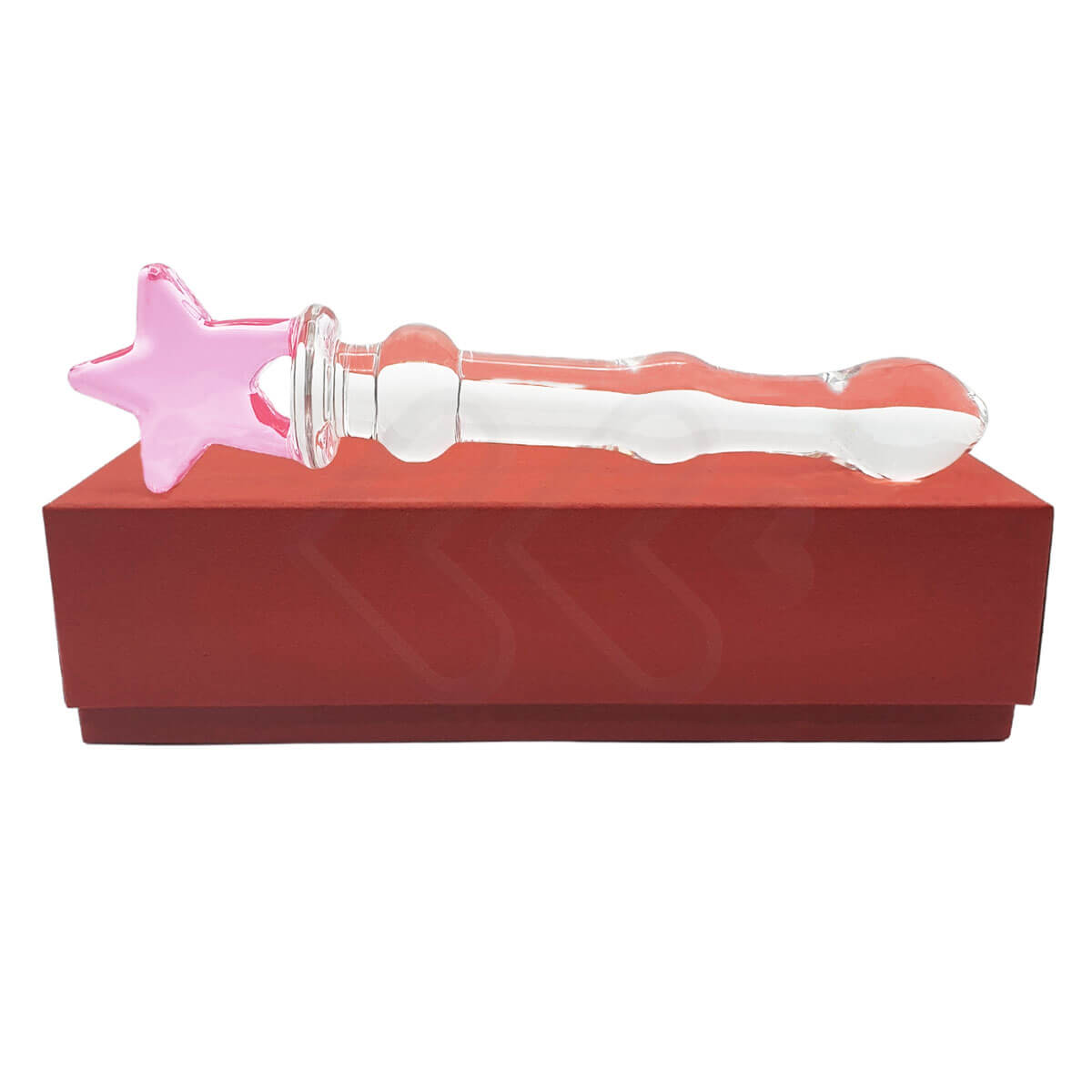 Plug Anal em Vidro com Design Escalonado e Base com Formato - 3R | 15 x 2,8 cm - 1