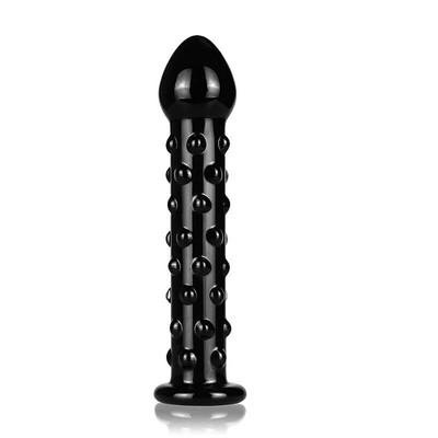 Foto 2 do produto Plug Anal em Vidro com Nódulos - Lovetoy Glass Romance | 16,5 x 2,5 cm | Disponível em 2 Cores
