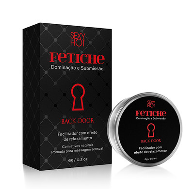 Pomada Dessensibilizante para Sexo Anal com Efeito de Relaxamento - Fetiche Back Door | 6g