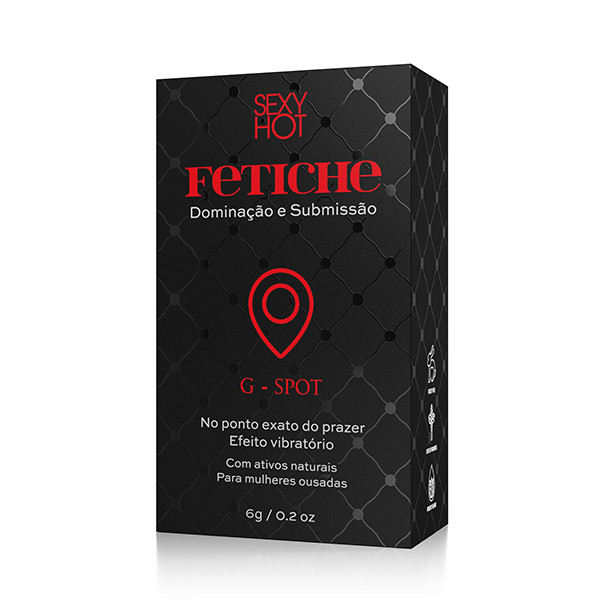 Pomada Excitante Feminino com Efeito Vibratório - Fetiche G-Spot | 6g - 2