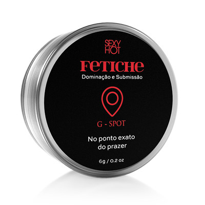 Pomada Excitante Feminino com Efeito Vibratório - Fetiche G-Spot | 6g