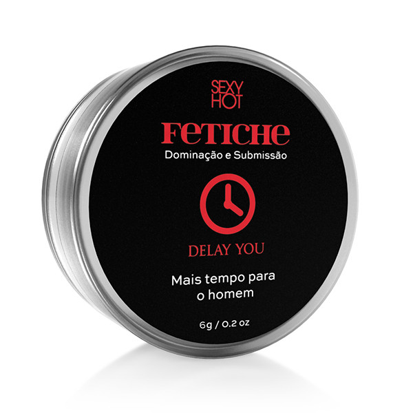 Pomada Retardante Prolongadora de Prazer para o Homem - Fetiche Delay You | 6g - 2