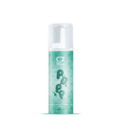 Popp - Mousse Corporal Efervescente com Efeito Refrescante | Aroma: Menta
