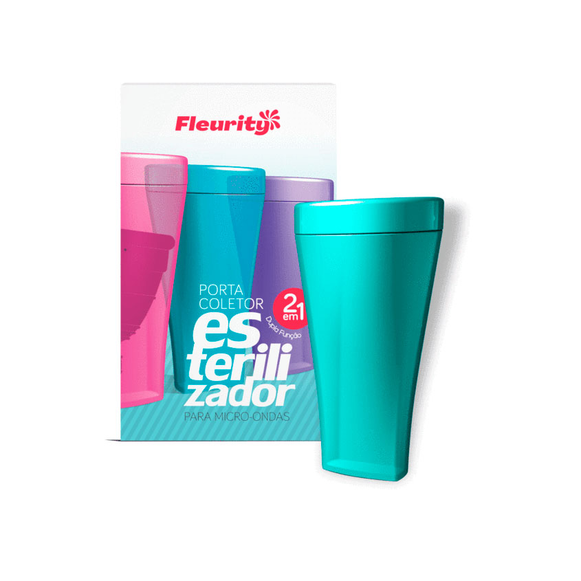 Porta Esterilizador para Coletor Menstrual - Fleurity | Disponível em 3 Cores - 7