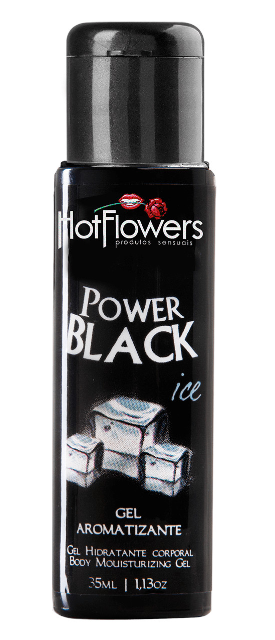 Gel Comestível com Efeito Esquenta e Esfria - Power Black Ice - 35ml - 1
