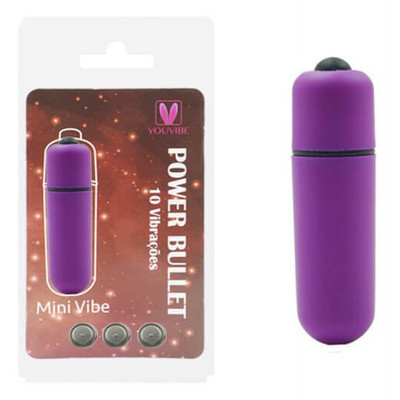 Foto 6 do produto Cápsula Vibratória com 10 Velocidades de Vibração e Resistente à Água - Power Bullet Mini Vibe | 5,5 x 1,5 cm | Disponível em 4 Cores