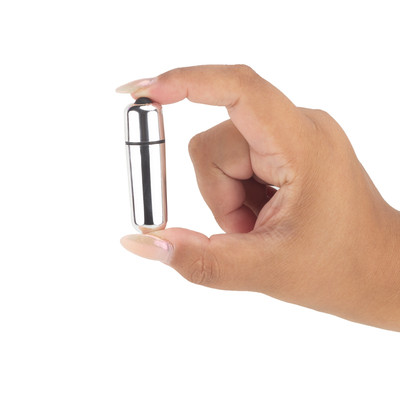 Cápsula Vibratória Metálica com Única Vibração e Resistente à Água - Power Bullet Mini Vibe | 5,5 x 1,5 cm | Disponível em 4 Cores