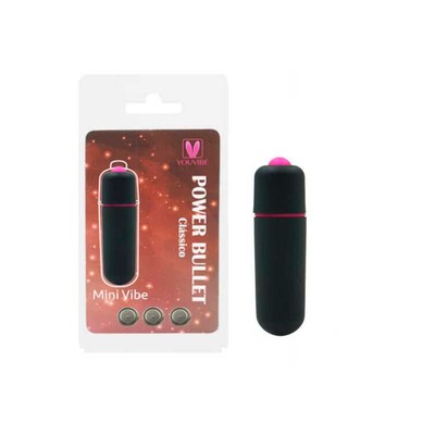 Foto 3 do produto Cápsula Vibratória com Única Vibração e Resistente à Água - Power Bullet Mini Vibe | 5,5 x 1,5 cm | Disponível em 3 Cores