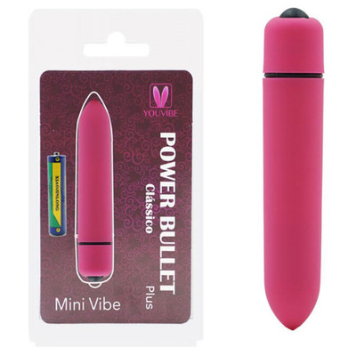 Foto 3 do produto Cápsula Vibratória Resistente à Água - Mini Vibe Power Bullet Plus Clássico | 9,3 x 1,8 cm | Disponível em 4 Cores