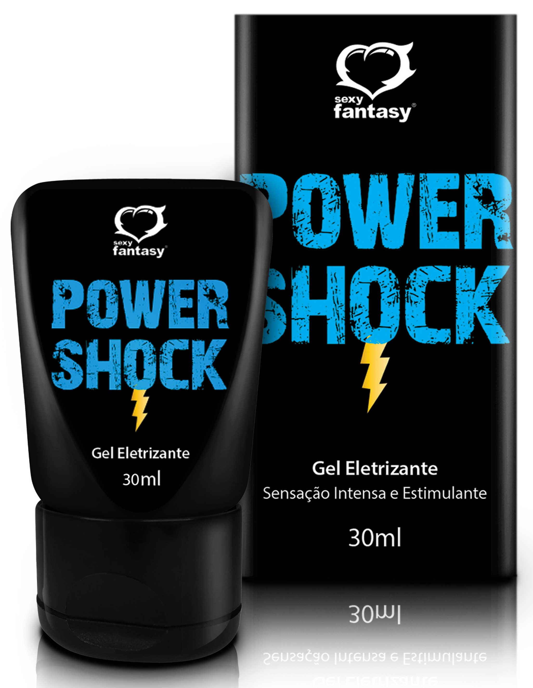 Power Shock - Vibrador Líquido Beijável - 30 ml | Sabor: Neutro - 1