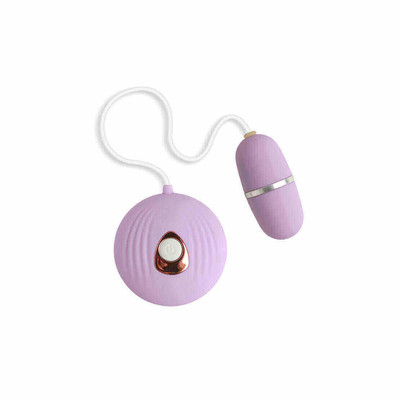 Bullet em Silicone com 7 Modos de Velocidades e Controle Remoto Com Fio - Powerfull Adão e Eva | 5,3 x 2,5 cm