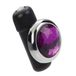 Precious Gem Panty Pal - Mini Bullet Vibratório com Ímã para Acoplar na Calcinha | Cor: Roxo - 3
